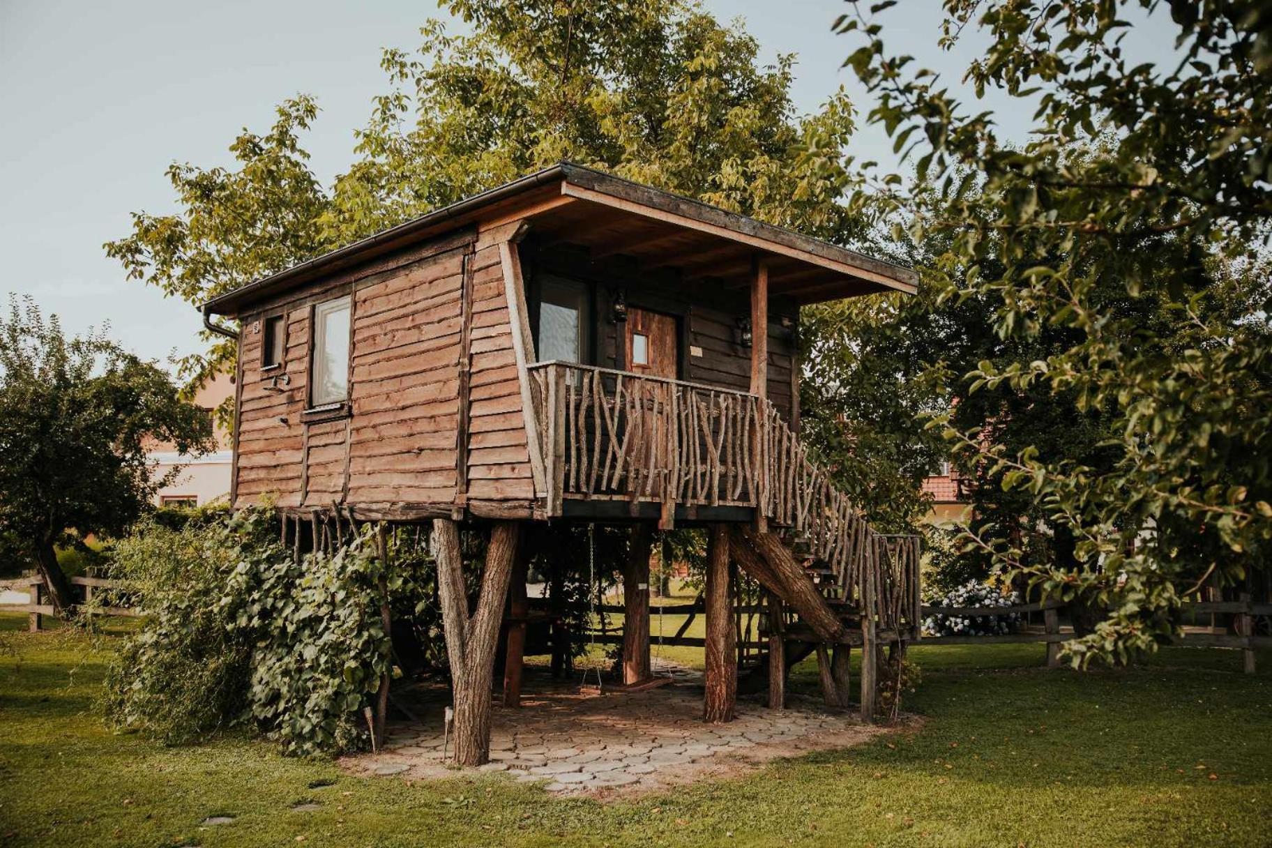 Treehouse Drevesna Hiska Strkovo Gnezdo Ranc Jures Hotel Ljutomer Exterior photo